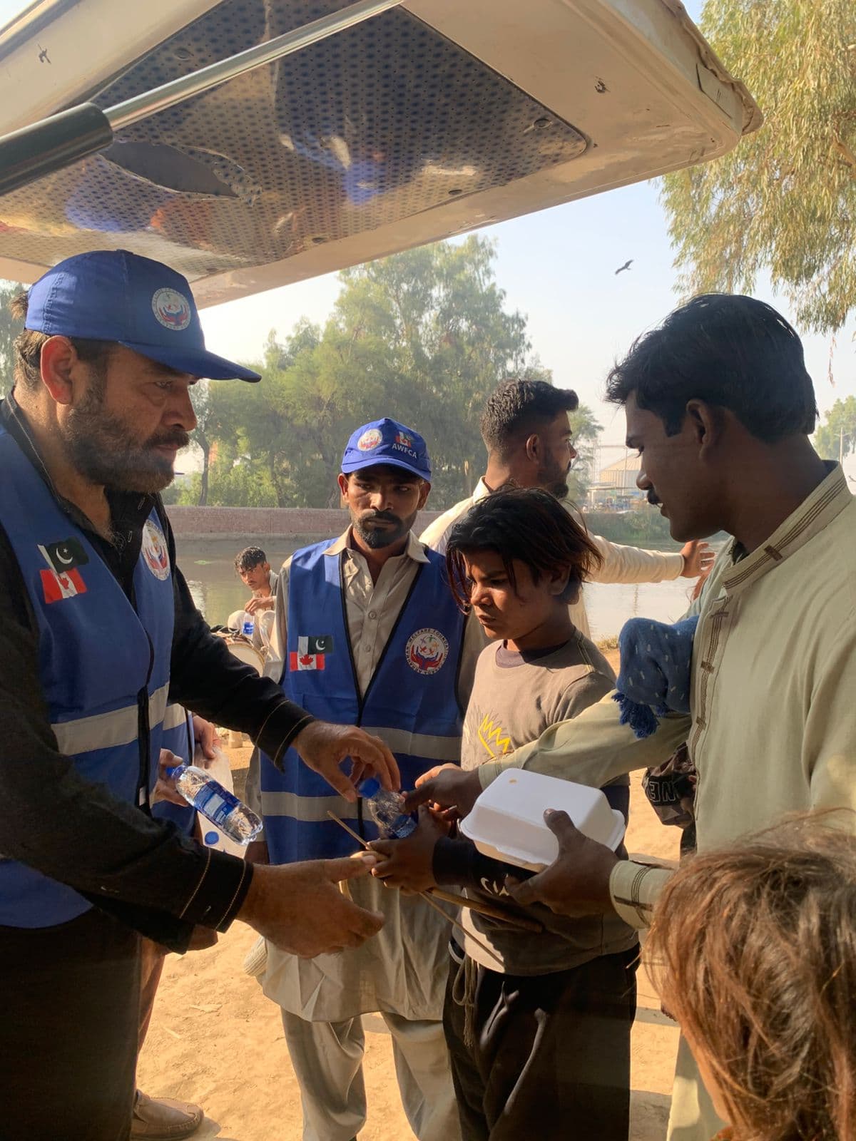 AWFCA food bank distribution program