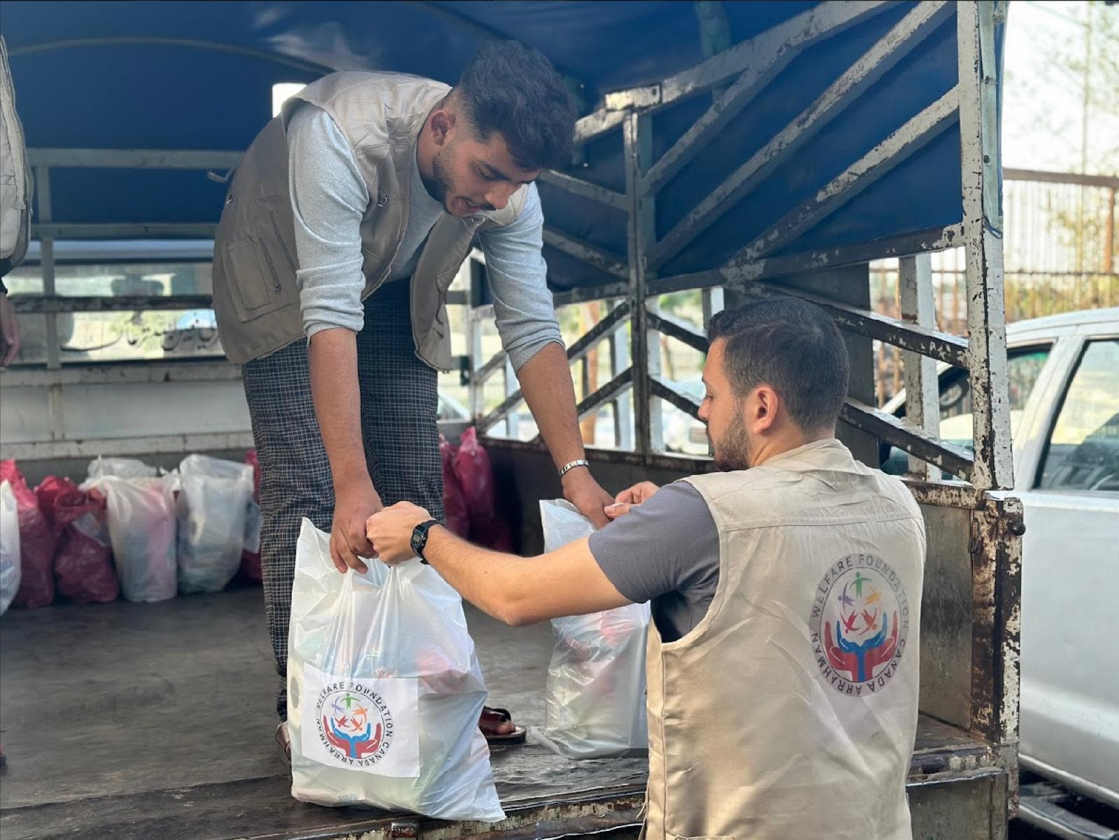AWFCA team providing community support